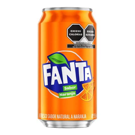 Refresco Fanta Sabor Naranja 4 Latas De 355 Ml Cu Walmart