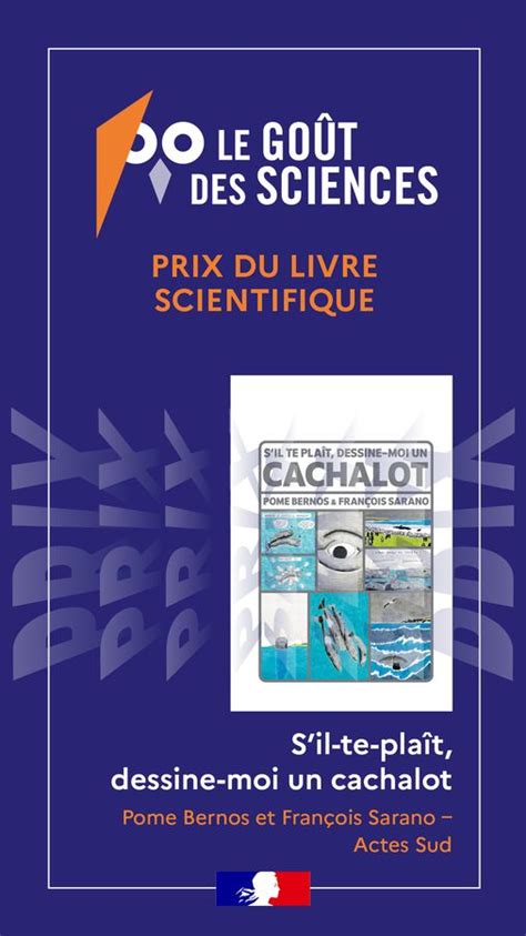 Le Go T Des Sciences Prix Du Livre Scientifique Pour S Il Te Pla T