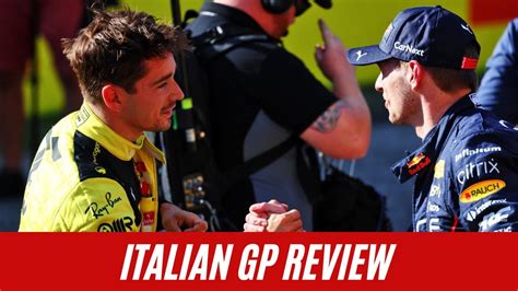 Italian Grand Prix Review Youtube