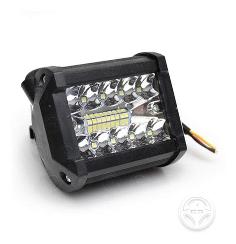 Par Faros 20 Led Barra Dually Auxiliar Estrobo Jeep 4x4 F1 MercadoLibre