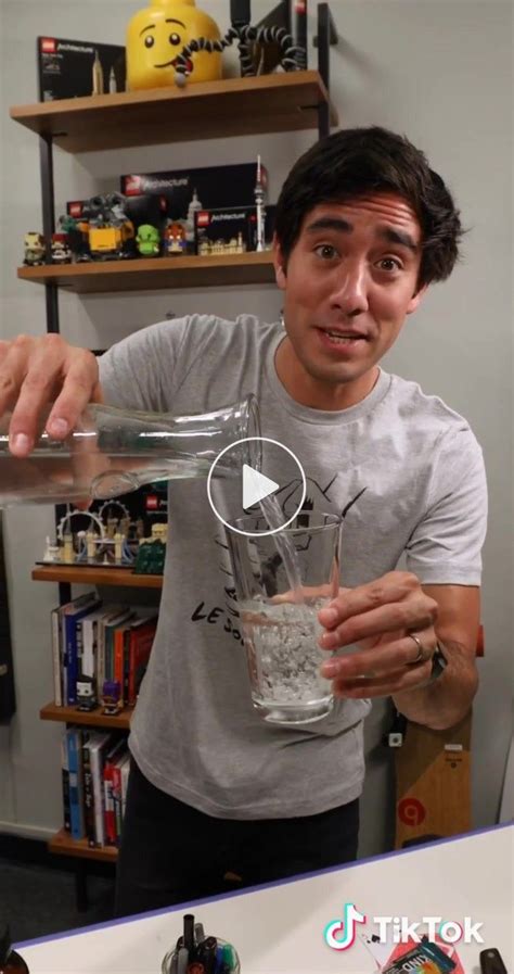 Zach King(@zachking) on TikTok: Do you see the glass as half full or half empty?? #perspective # ...