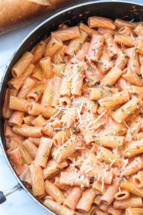 Creamy Tomato Rigatoni Pasta Baking You Happier