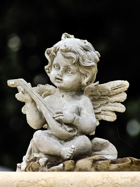 1536x2048 Wallpaper Gray Concrete Angel Statue Peakpx