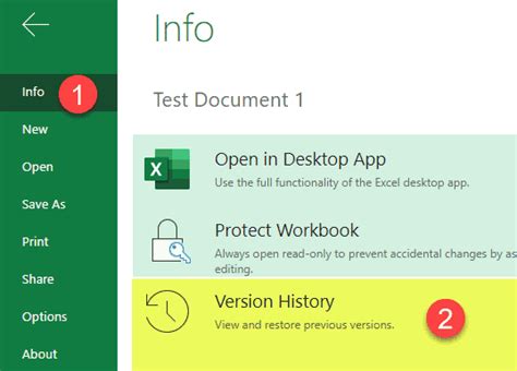 How To See Version History In Microsoft Excel Printable Templates Free