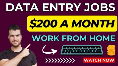 Best Data Entry Work From Home Jobs Make Money Online In 2024 Youtube