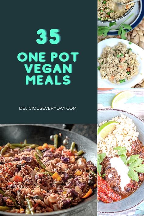 35 One Pot Vegan Meals Quick Tasty Easy Cleanup