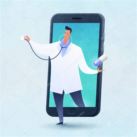 Telemedicina E Ilustraci N Vectorial Del Concepto De Telesalud