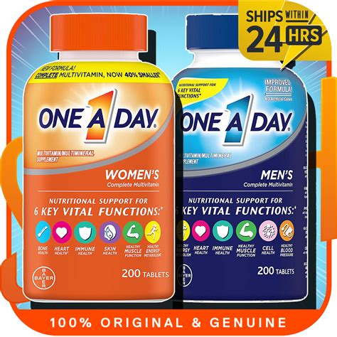 One A Day Complete Multivitamin Women Women 50 Men Men 50