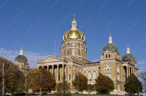 Iowa State Capitol Stock Photo | Adobe Stock