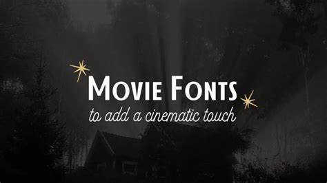 Movie Credits Font - The Art Of Typography