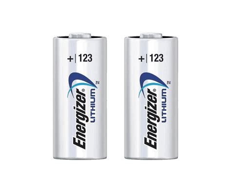 Energizer Cr123 Lithium 3v Battery Twin Pack