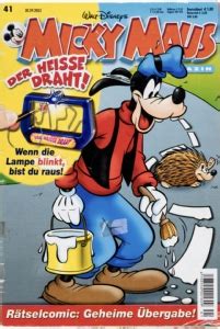 Micky Maus Magazin Goofy And Porcupine Cover Illustration By Ray