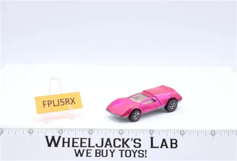 Tri Baby Hot Pink 1969 1970 Redline Hot Wheels Mattel Vintage RL Wheeljack S Lab