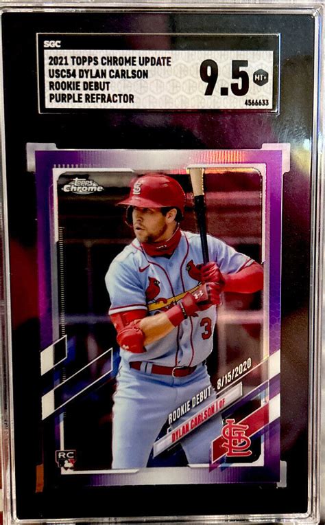 Topps Chrome Update Series Rookie Debut Purple Refractor Usc