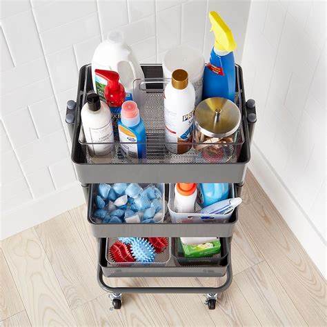 Laundry cleaning storage cart starter kit – Artofit