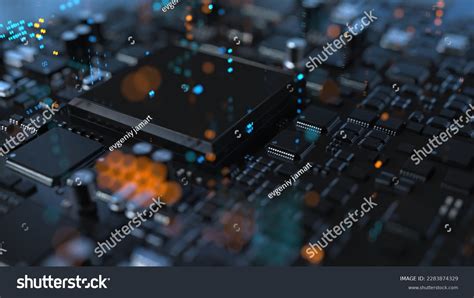 Variety Different Types Chips Electronic Components Stock Illustration ...