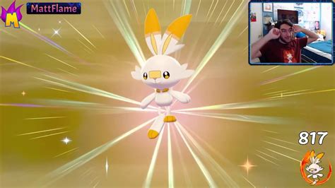 My First Ever Live Shiny Pok Mon Shiny Libero Scorbunny Reaction Youtube