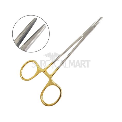 Tc Mayo Hegar Needle Holder Driver Cross Serrated Surgical Mart