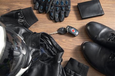 Premium Photo Outfit Of Biker And Accessories The Lifestyle Of A Rider