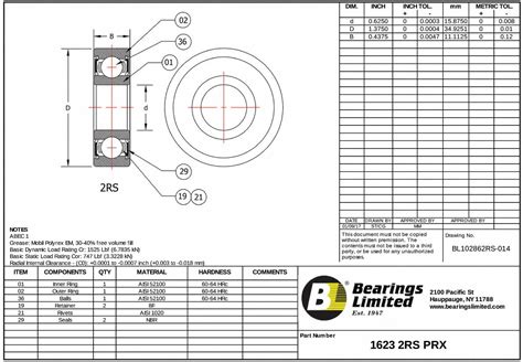 Tritan Radial Ball Bearing In Bore Dia In Outside Dia