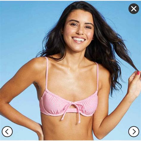 Juniors Shirred Underwire Bikini Top Xhilaration S E Ebay