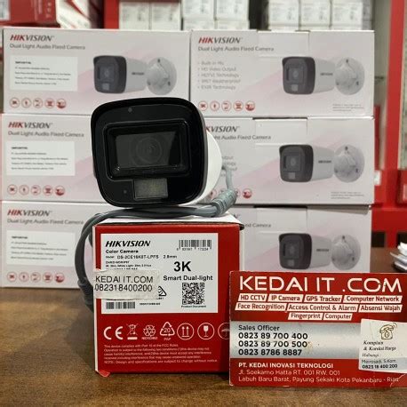 Jual Hikvision Ds Ce K T Lpfs K Dual Light Audio Fixed Mini Bullet