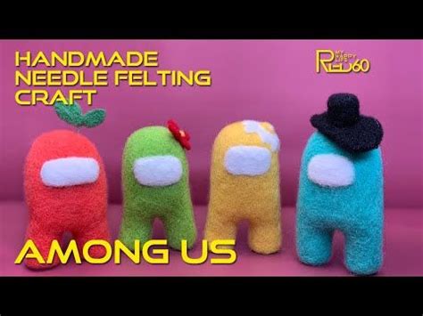 4 Wool FeltingAmong Us Stop Motion Animation Step By Step