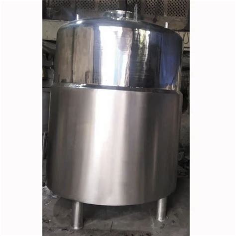 Chemicals Oils Stainless Steel Storage Tank For Industrial 100 PSI At