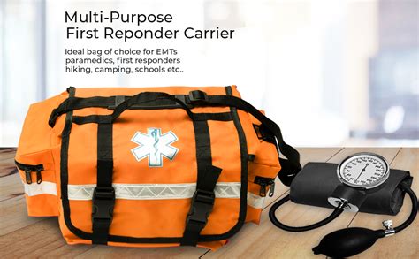 Amazon NOVAMEDIC Professional Empty Orange First Responder Bag 17