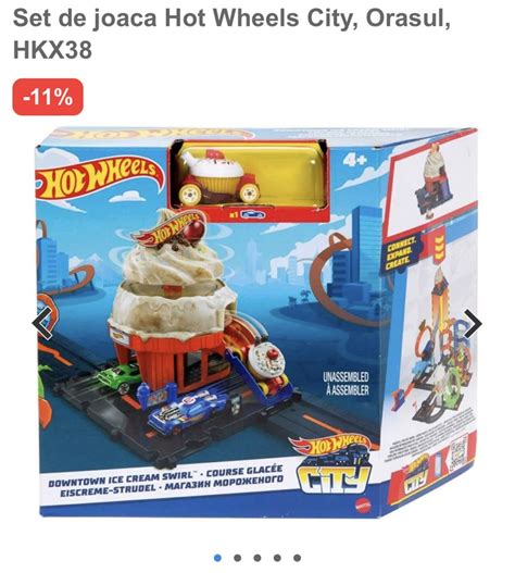 Set De Joaca Hot Wheels City Orasul Inghetata Craiova OLX Ro