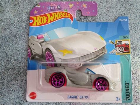 Hot Wheels Barbie Extra Silver Pink Hw Tooned Perfect Birthday Etsy