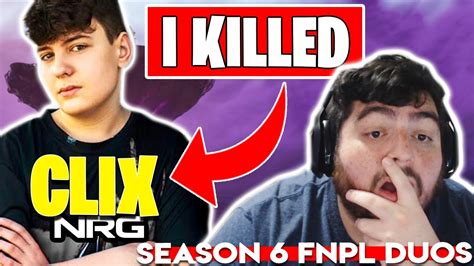 I Killed Nrg Clix Season 6 Throwback Youtube