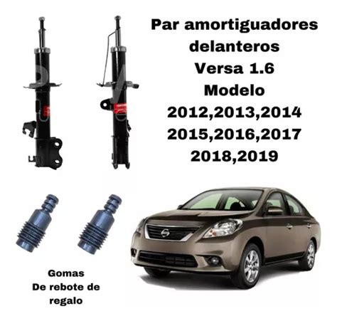 Par De Amortiguadores Delanteros Versa Gas Mod Al Env O Gratis