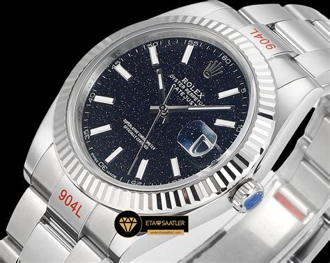 Rolex Datejust Mavi Lapis Kadran 3235 Oyster 41mm Super Clone ETA