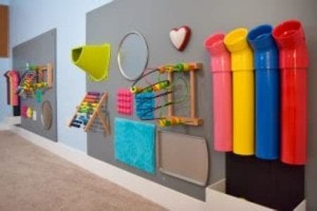 Awesome Sensory Room Ideas That Calm Kids - Your Kid's Table Diy Sensory Board, Sensory Wall ...