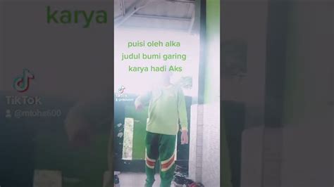 Sajak Sunda Bumi Garing Alka Karya Hadi Aks Youtube