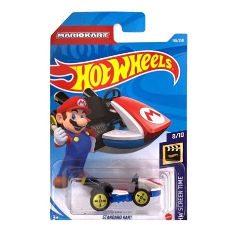 HOT WHEELS Mario Kart Standard Kart Super Mario Mattel GRX17 Shopee Brasil