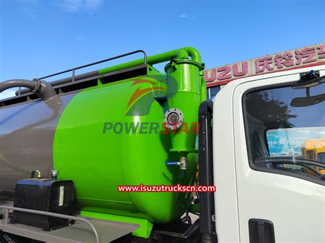 Hot Selling Isuzu Sewage Tanker With Jurop Vacuum Pump In China