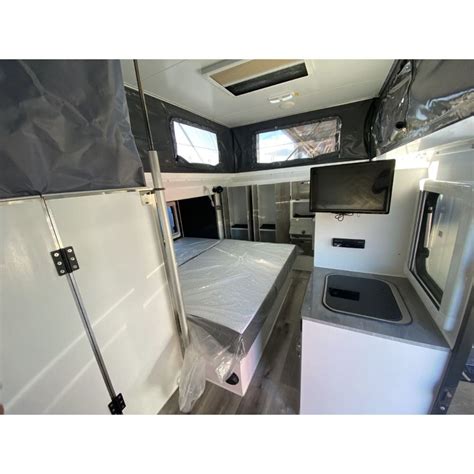 Caravan Australian Standards Folding Out Pop Top Roof Off Road Hybrid Camper China Caravan