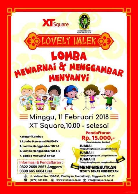 Lomba Mewarnai Menggambar Dan Menyanyi Tingkat Paud Tk Sd Infosumbar