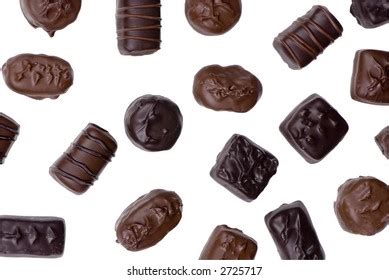 Chocolate Candy Various Shapes Sizes Which Stock Photo (Edit Now) 2725717