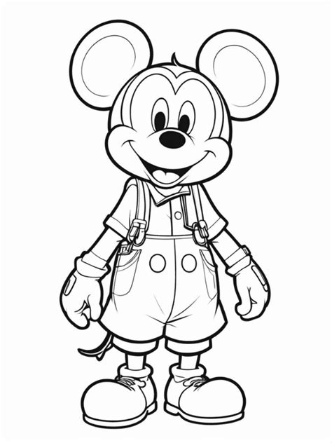 Desenhos para Colorir Mickey 01 Desenhos para Colorir Grátis