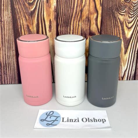 Promo Termos LocknLock Exclusive Point Screw Tumbler Hot Cool ML LHC Merah Muda Kota