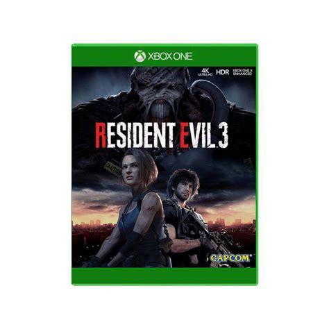 Jogo Mídia Física Xbox Resident Evil 3 Xbox One E Séries S X Remake