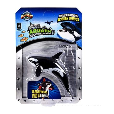 Adventure Planet Orca Killer Whale Robot Action Figure 5 Radar Toys