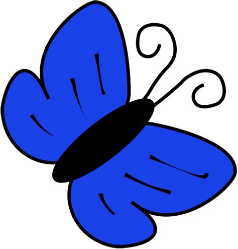 Blue Butterfly Clip Art - ClipArt Best