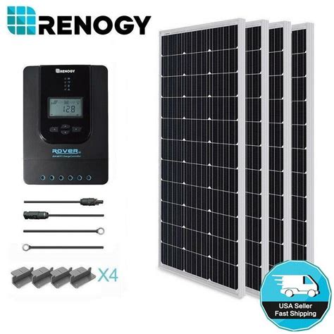 Renogy Watt Volt Monocrystalline Solar Starter Kit For Off Grid