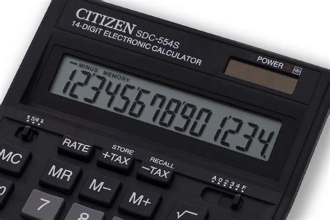 CITIZEN SDC-554S - Kalkulator biurowy – Citizen Kalkulatory
