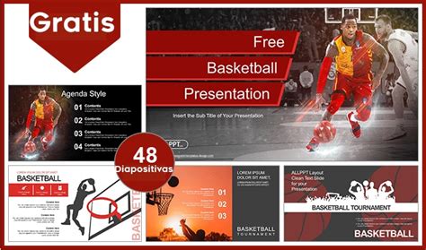 Plantilla Power Point De Baloncesto Plantillas Power Point Gratis