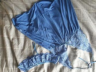 Charmnight Women S Bobydoll Sexy Lingerie Set Deep V Neck Nightwear Rose Red M Amazon Co Uk